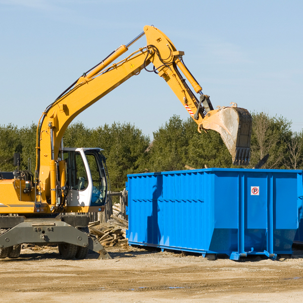 what size residential dumpster rentals are available in Maurice